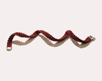 Maroon Textured Fancy Choker