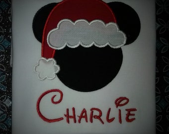 Custom Mickey Mouse Santa Shirt - Mickey Mouse Shirt - Christmas Disney Shirt - Christmas Mickey - Mickey Santa Shirt - Disney Shirt