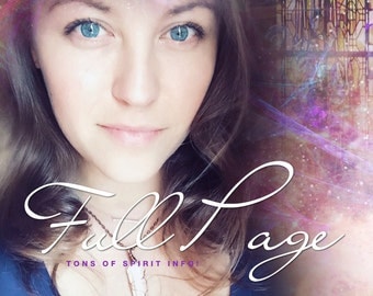 Full Page Psychic Reading / Tarot Reading / Guidance
