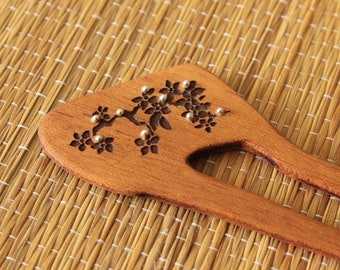 Wooden HairPin - Wooden Hair Stick - Wooden Hair Fork - Hair accessories - Head accessories