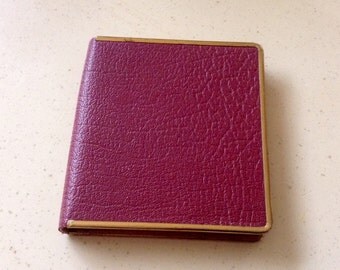 Vintage Cigarette Case Perfection by Burney's of London Genuine Leather. Ideal Credit/Business Card Case. Measures 4inches by 3.5inches.