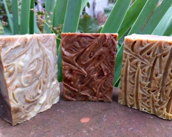 Bulk Rate 3 Pack Full Size Soaps: Woman's Immune Boost, BF & C and Rest and Relax Soaps