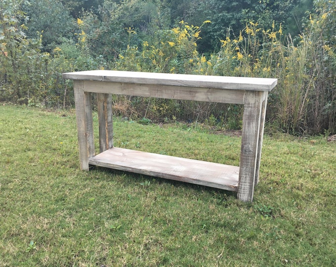 Custom Farmhouse Console Table, Sofa Table, Entry Table