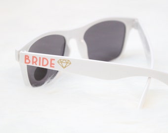 Bride sunglasses - Bride to be - Fiance sunglasses - wedding - engagement - Team bride sunglasses - bachelorette party sunglasses