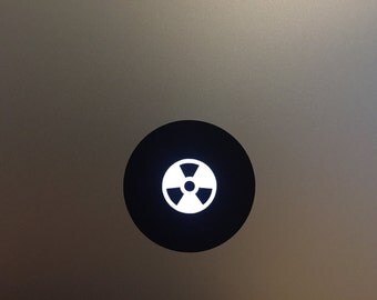 Radioactive vinyl decal/sticker for Macbook Air & Pro