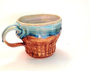 Ceramic Mug, Pottery Mug, Handmade Earth Mug