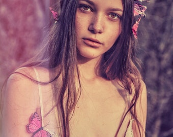 Wildest Dreams Flower Crown, Butterfly Crown, butterfly headpiece, butterfly headdress