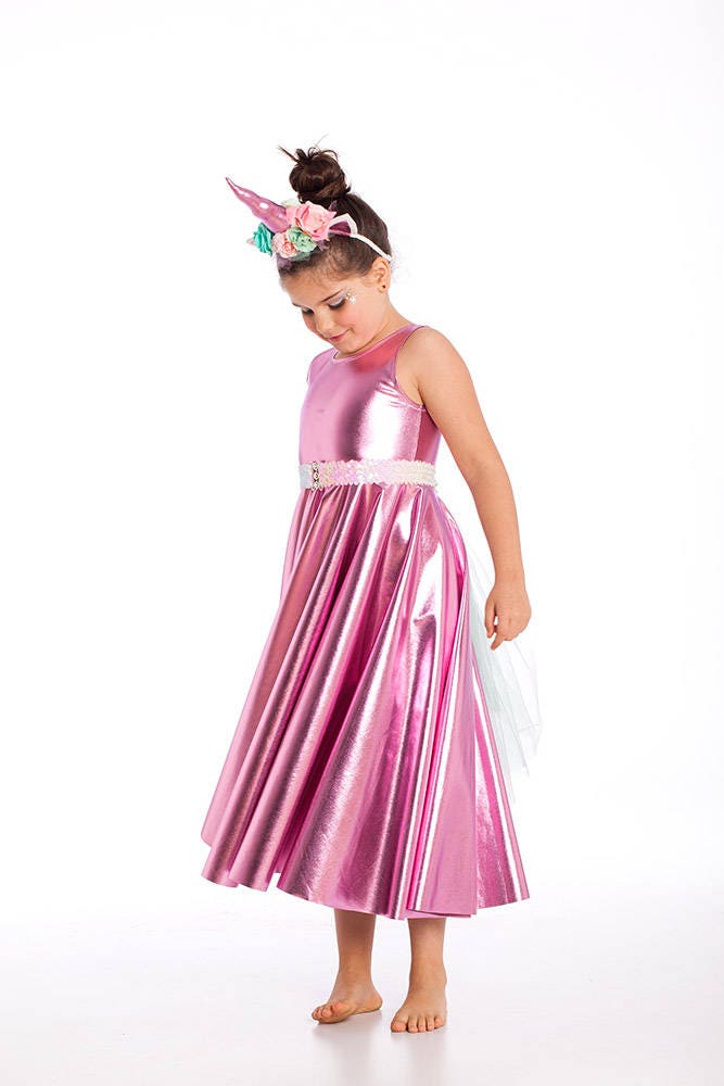 Girls Halloween  Costume  Shiny  Dress Unicorn Costume  Unicorn