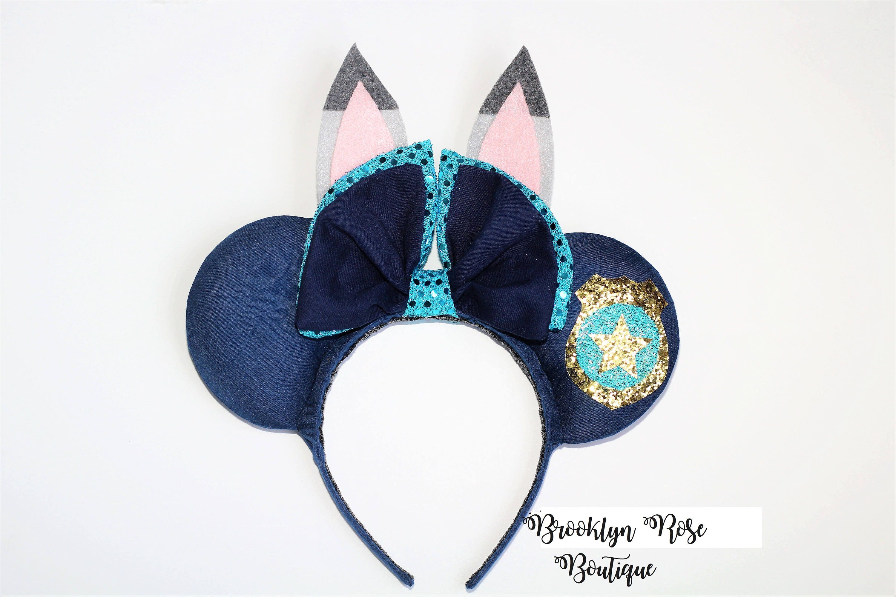 Judy Hopps Zootopia Minnie Mickey Mouse Ears Headband