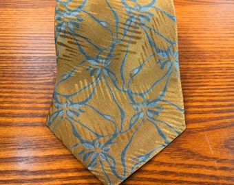 Vintage Giorgio Armani Cravatte Silk Floral Tie