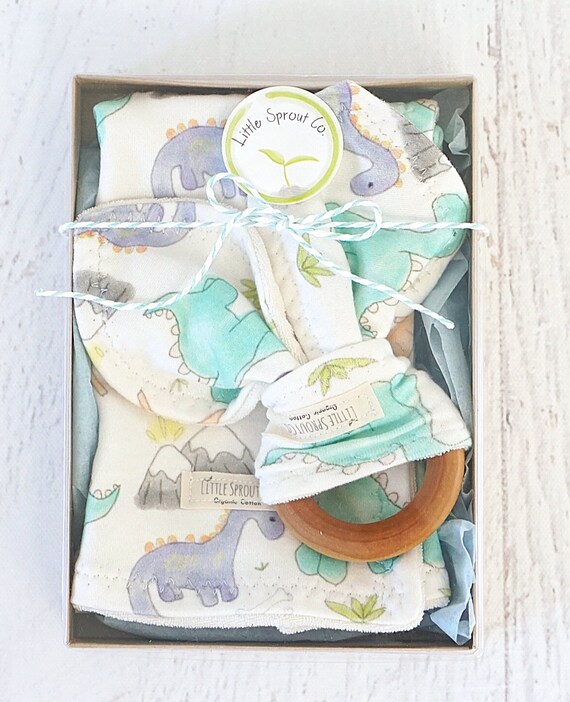 Baby Boy Gift Set Organic Handmade Set Compliant Teething