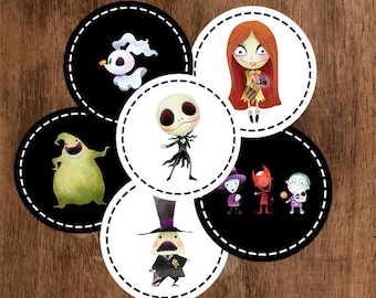 Table Confetti - The Nightmare Before Christmas Birthday Party - Instant Download - Print At Home - DIY - S0001