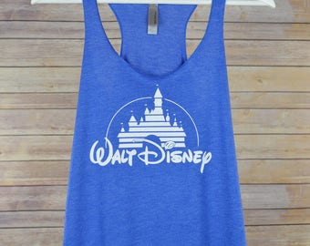 Women's Disney Racerback Tank: 9 Colors Available- Walt Disney Shirt for Women