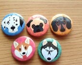 Timelax Mini Creations Button Pins by TimelaxMiniCreations on Etsy