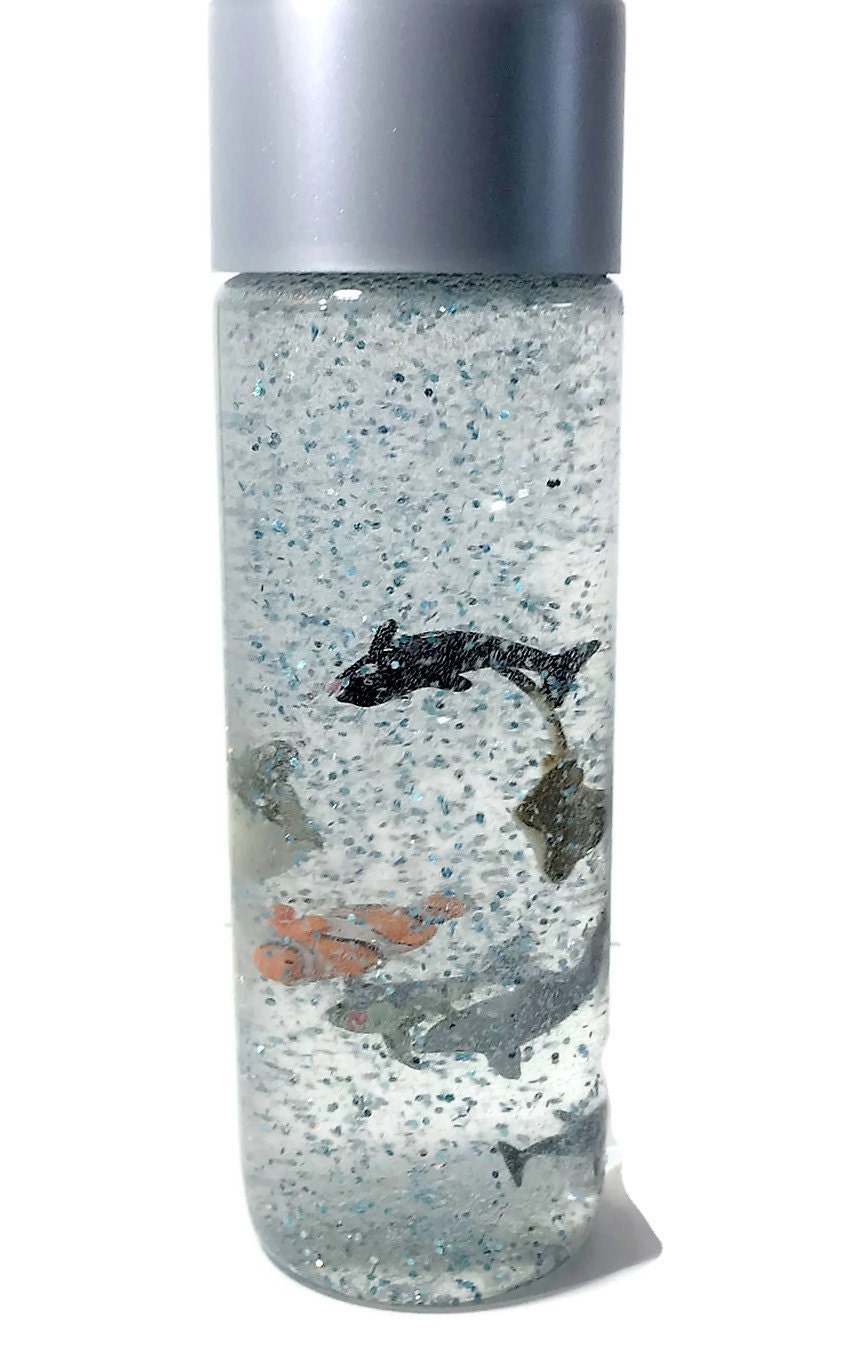Ocean Sensory Bottle / Calming Jar / Autism / ADHD / Sensory