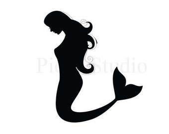 Mermaid Svg, Mermaid Monogram Svg, Sea svg, Mermaid Svg Files, Mermaid Svg File, Nautical Svg, Instant Digital Download