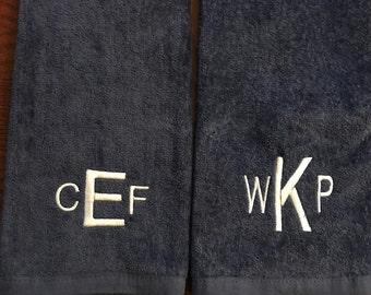 Monogram golf towel, Golf Towel, Personalized Golf Towel, Personalized Golf Gift, Birthday Gift Golfer