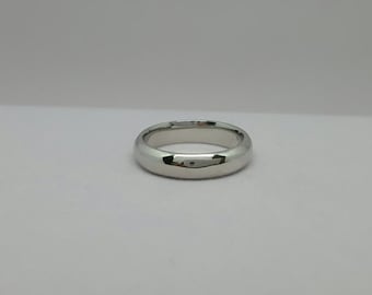 Anello A Fascia In Argento Sterling Fatto A Mano Da 2 Mm: Lucido - Foto 5