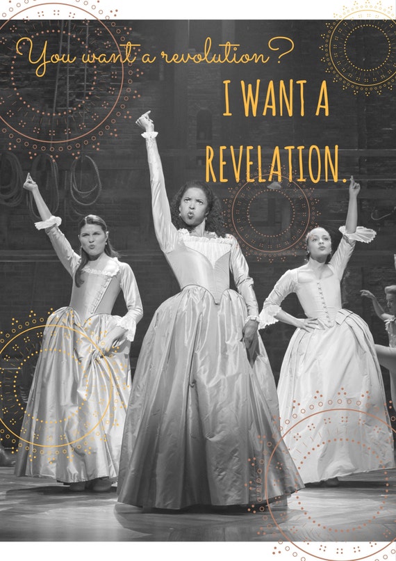 Hamilton Inspired Fan Art Printable Musical Poster You