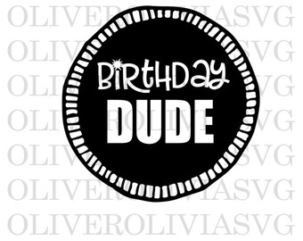 Download Birthday dude svg | Etsy