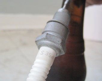 Spark Plug Bottle Opener // Gearhead Gift // Bachelor Pad // Man Cave // Beer Opener