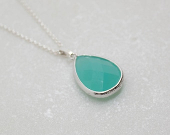 Luxe Lavish Necklace Set - Mint Green