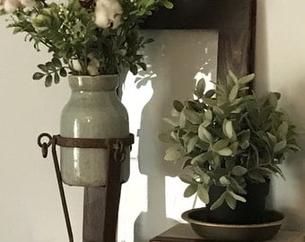 Cotton Stalk decoration, Boxwood decoration, Home & Living, table centerpiece, Fireplace Mantle decoration, Rustic decoration, Farmhouse