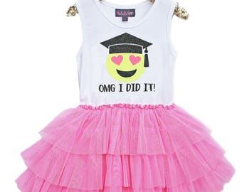 Princess Grad  Tutu Dress  Pre K  Graduation  Dress  Kindergarten 