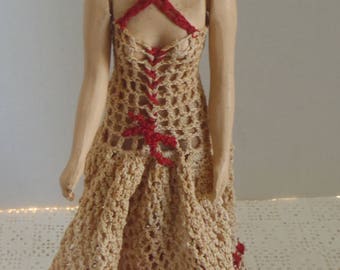 Vintage Sewing Mannequin Doll 14" with Stand