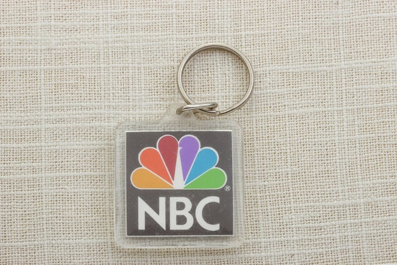 vintage nbc logo Keychain National Broadcasting NBC Logo Vintage Company