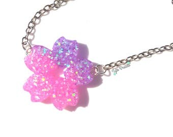 Cherry Blossom / Sakura Resin Necklace