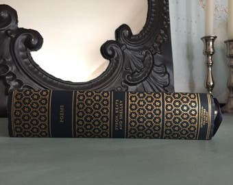 Blue and Gold Gilt Vintage Book of Poems