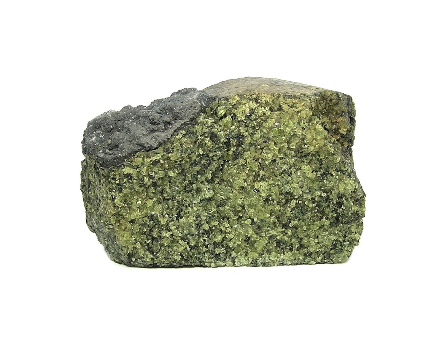 Green Peridot Volcanic Bomb mined at Kilbourne Hole New Mexico