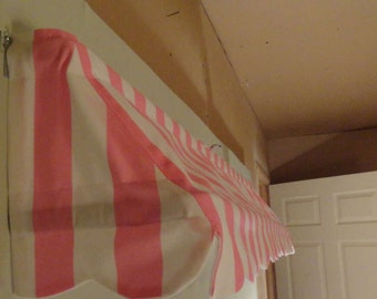9" High, 18 to 70" Wide MINI Indoor Awning (Choose from Available Fabrics or Provide Your Own Fabric)
