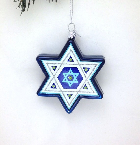 Star of David ornament Personalized Hannukah Ornament