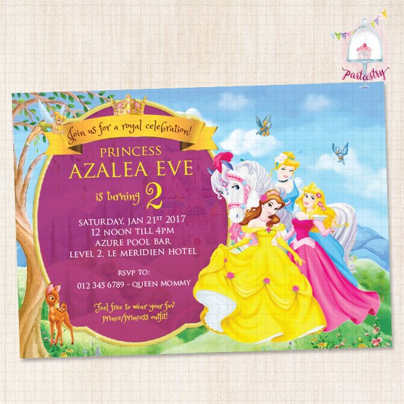 Disney Invitation Card 5