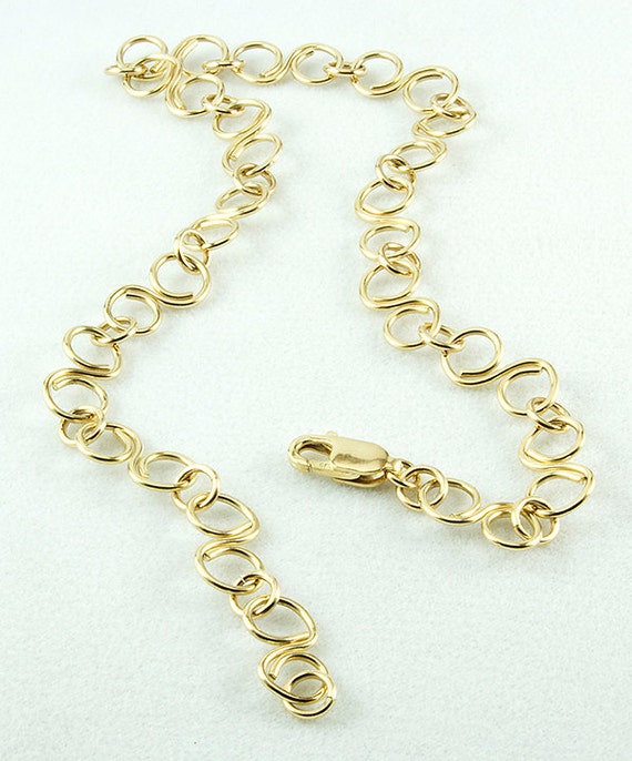 Chain Anklet Chain Ankle Bracelet 14k Gold Filled Handmade