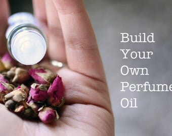Build Your Own Fragrance: Build a Customized Perfume/Fragrance Oil with Your Choice of Essential+Fragrance Oils in Tester Glass Dram