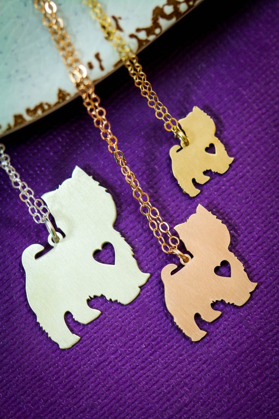 Westie Dog Necklace Westie Jewelry Customized Dog by IvyByDesign