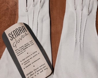 Vintage 1950s Sendra Gloves NEVER WORN