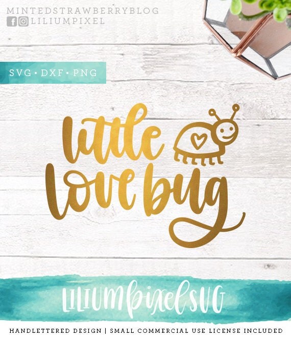Download Valentine Svg Files / Little Love Bug SVG Cutting Files / SVG