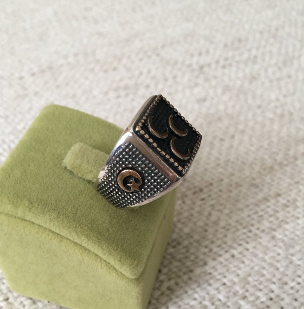 925 Sterling Silver Ottoman jewelry ottoman ring Mens