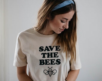 Save the Bees Shirt, Bee Shirt, Bees Tee, Beekeeper Shirt, Save the Bees, Endangered, Environment tshirt, Bees, Environment, Magnolia Roots