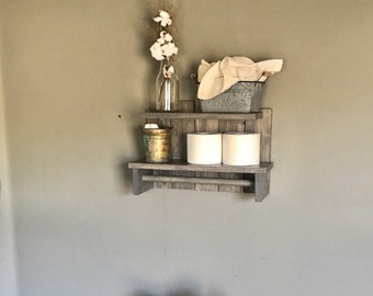 Farmhouse decor, Farmhouse, Rustic Farmhouse Decor, Country Home Decor, Farmhouse Wall Decor, Rustic Wall Shelf, Wooden Rustic decor