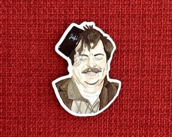 Ron Swanson - Parks and Recreation - Lapel Pin