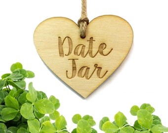 Date jar sign for wedding or bridal shower game
