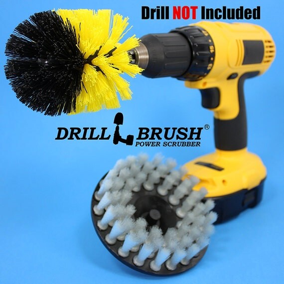 Drill Powered Cleaning Brush Kit by DrillBrush on Etsy