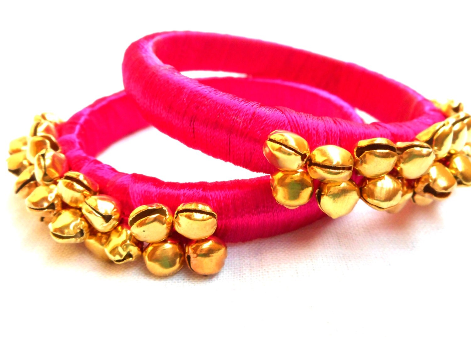 Gold bangle bracelet for little girls with by IndiaTradition