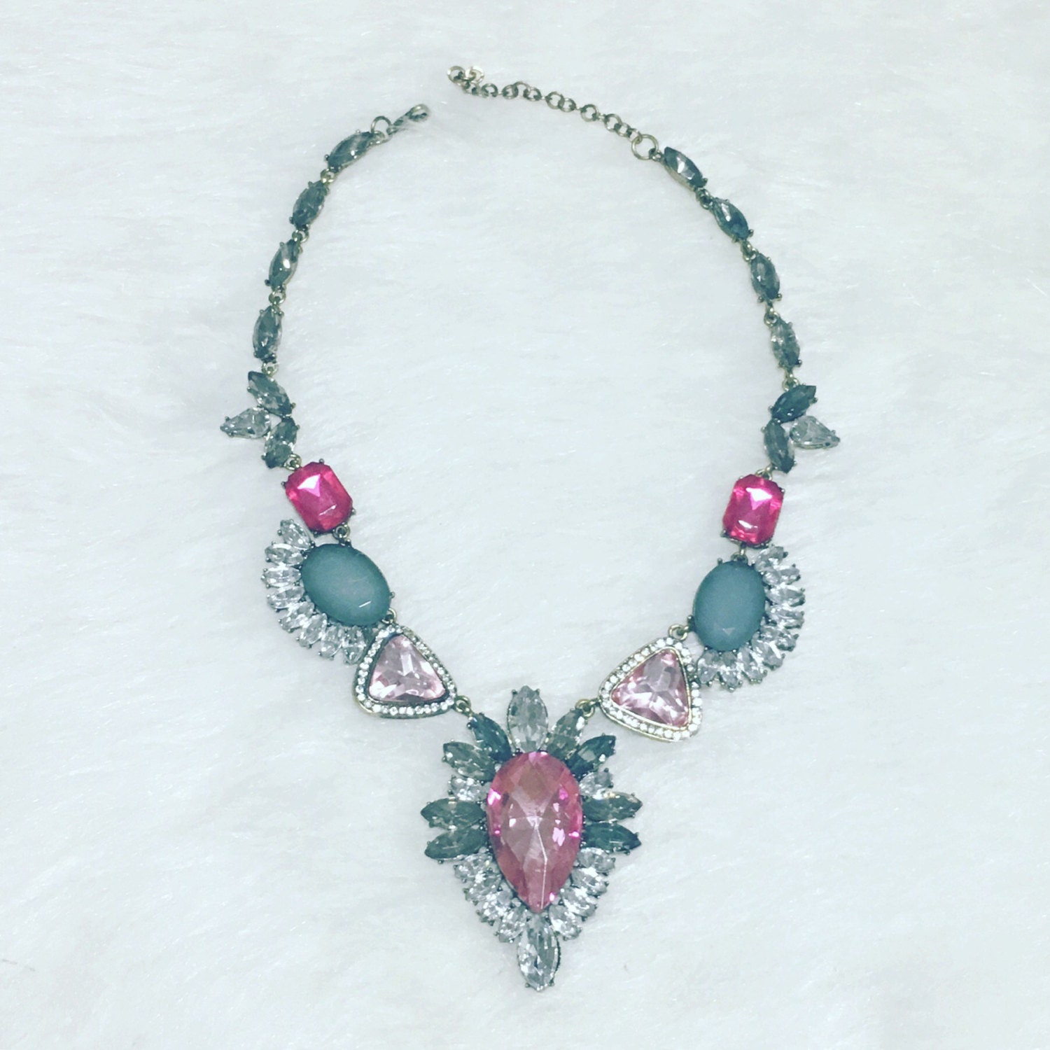 Pretty in Pink - statement necklace 1128166