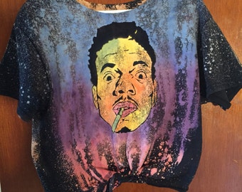 Chance the Rapper Hand Made Crop Galaxy T-Shirt